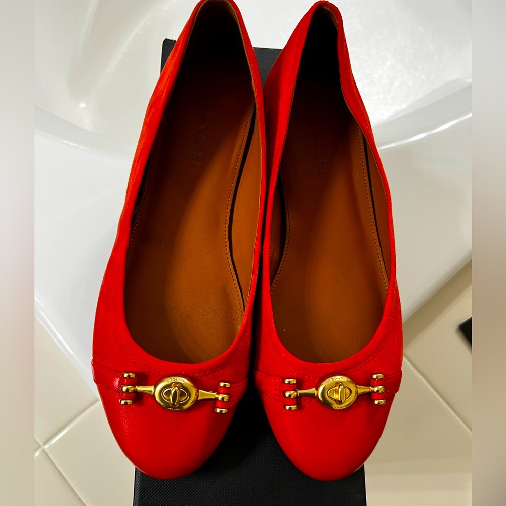 COACH LEILA BALLET SUEDE